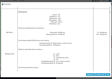 Detailed report sample of collared plate