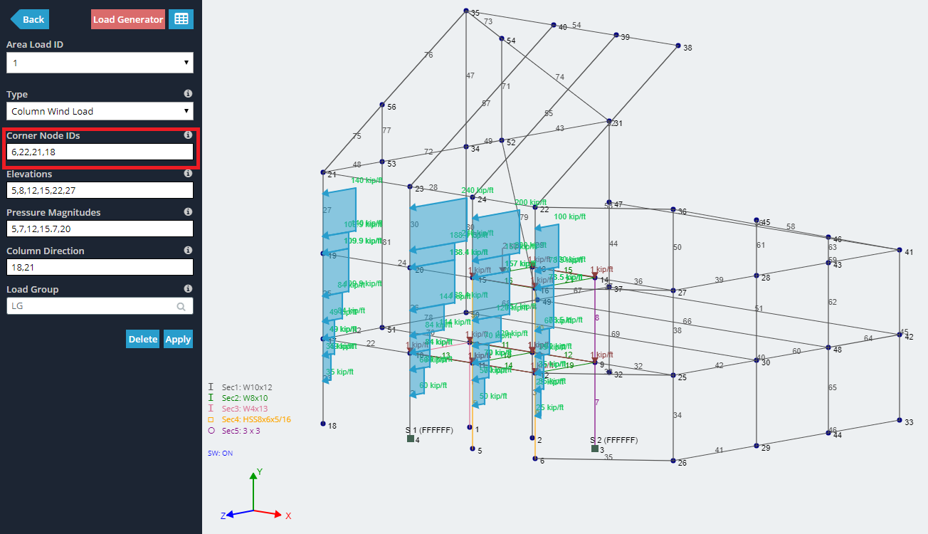 how to change direction of column wind load Column-Wind-Loads-SkyCiv
