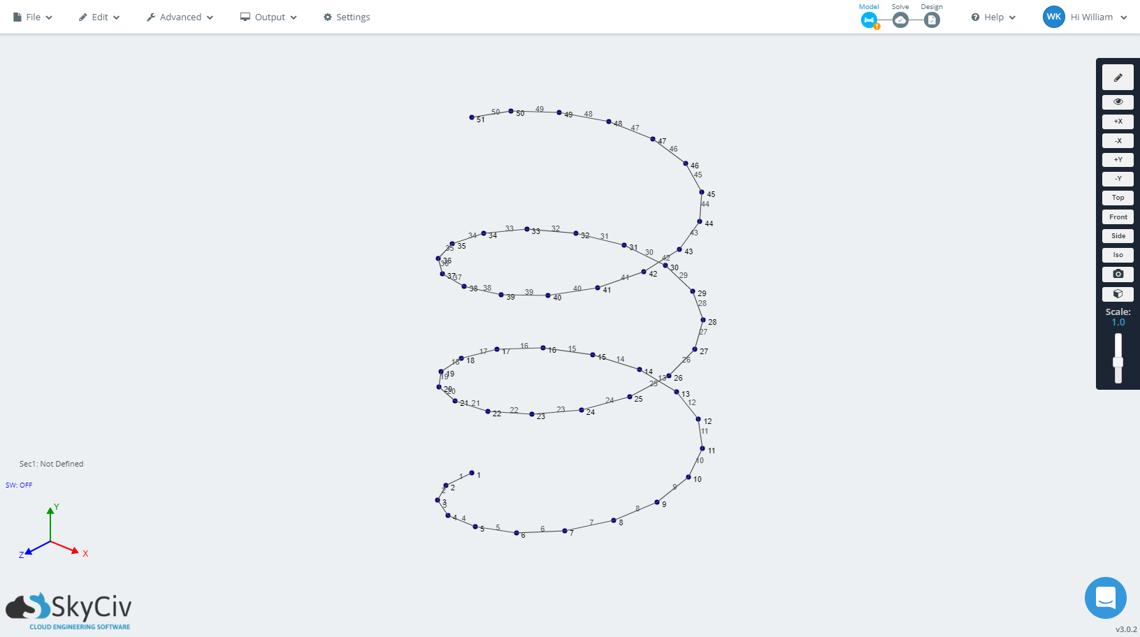 spiral member structure example spiral member structure example