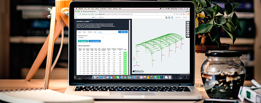 Mock up of Eurocode-3 Design software for structural