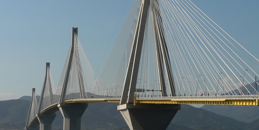 inspiring bridge designs by SkyCiv - patras bridge