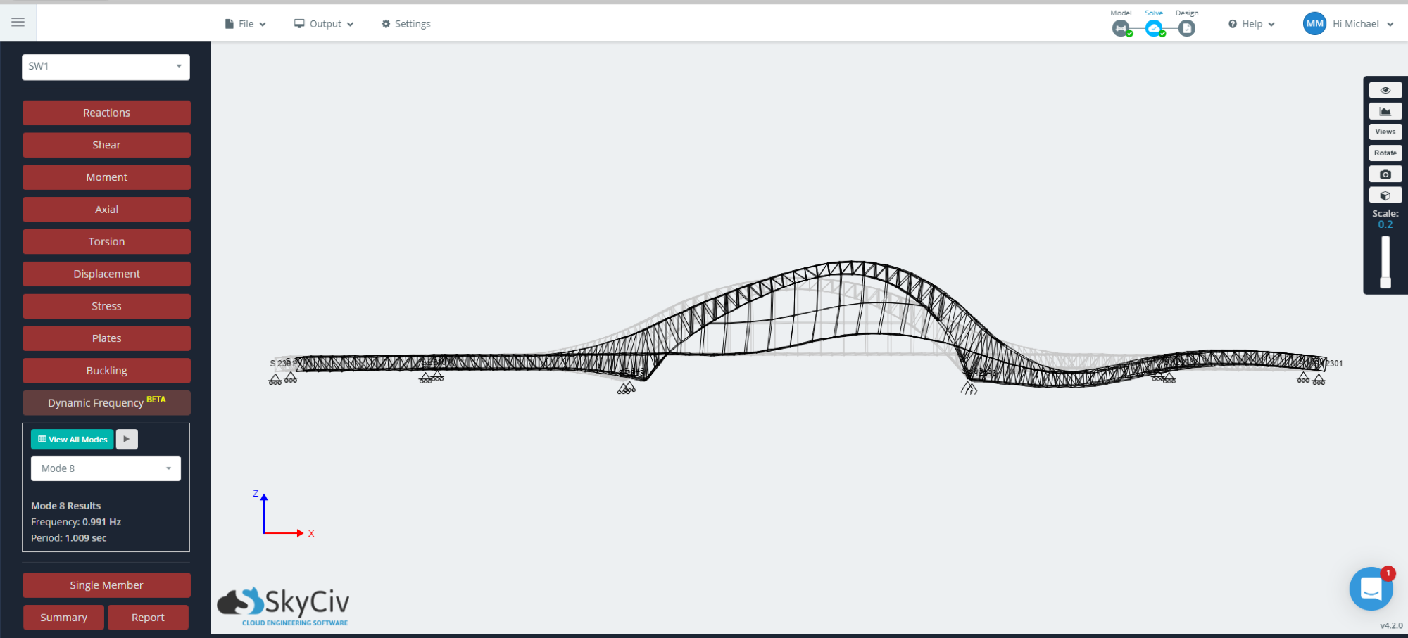 bridge-modal-results-skyciv-structural-analysis-software