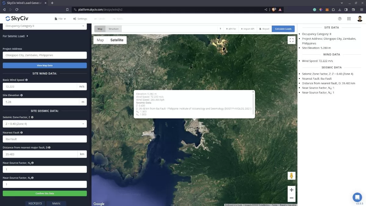 Site Data