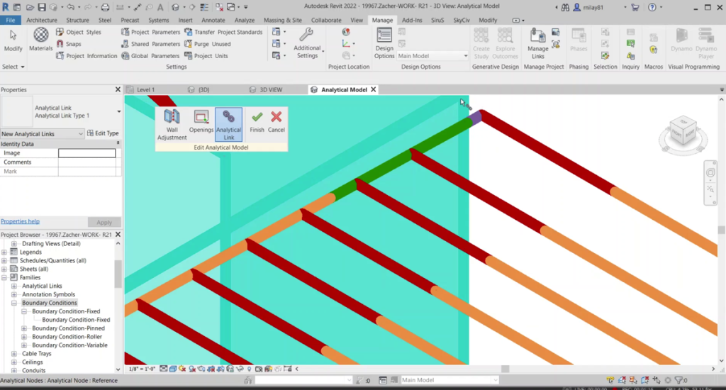 revit analytical model