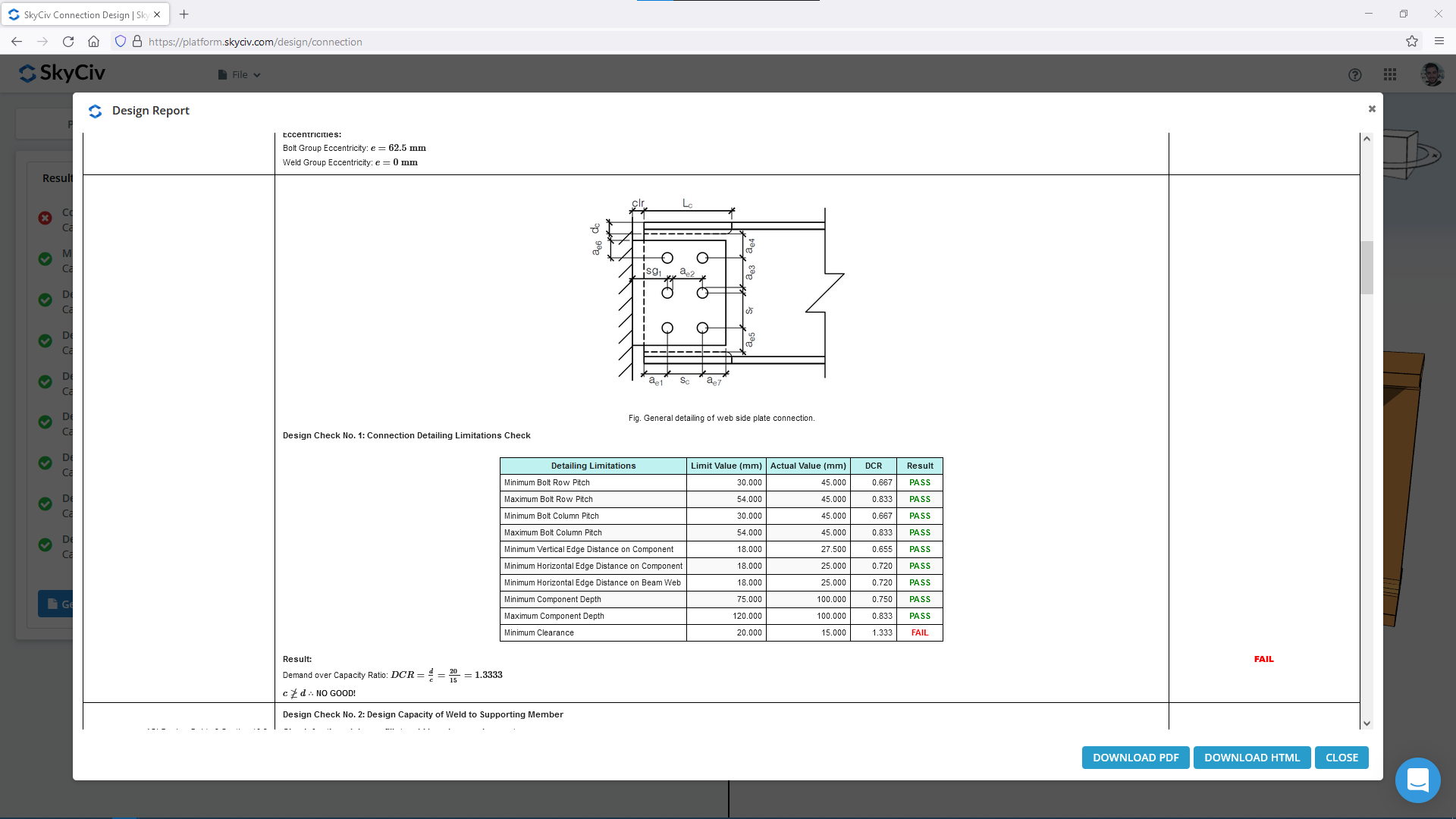 SkyCiv Connection Design SkyCiv Steel Connection Design Software