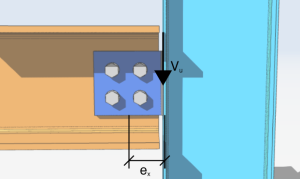 bolt group on shear connection