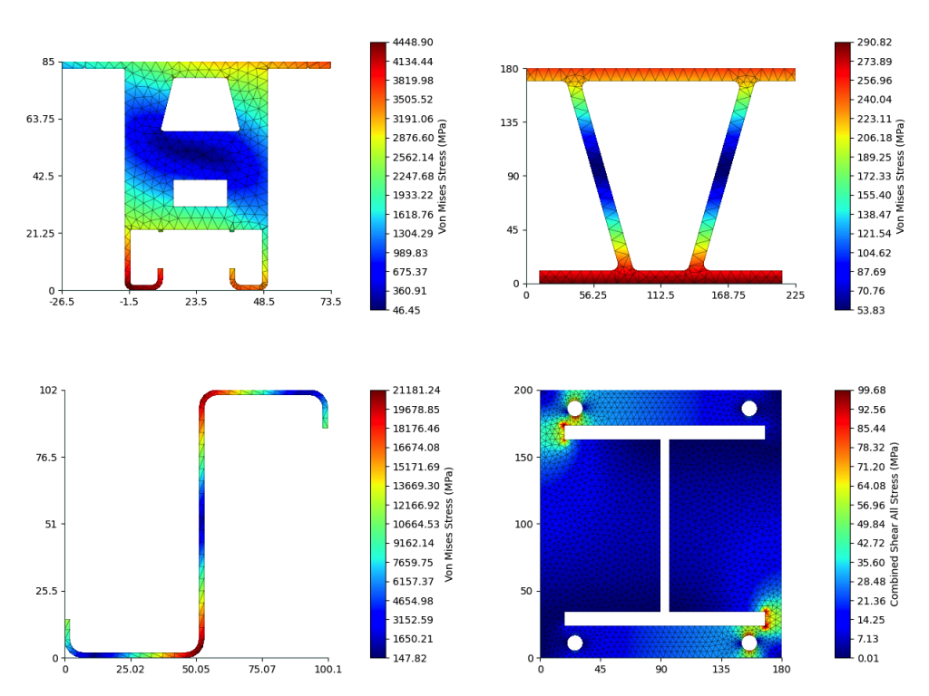 structural-section-analysis-cloud-skyciv-examples-stress-results-skyciv SkyCiv Composite Beam