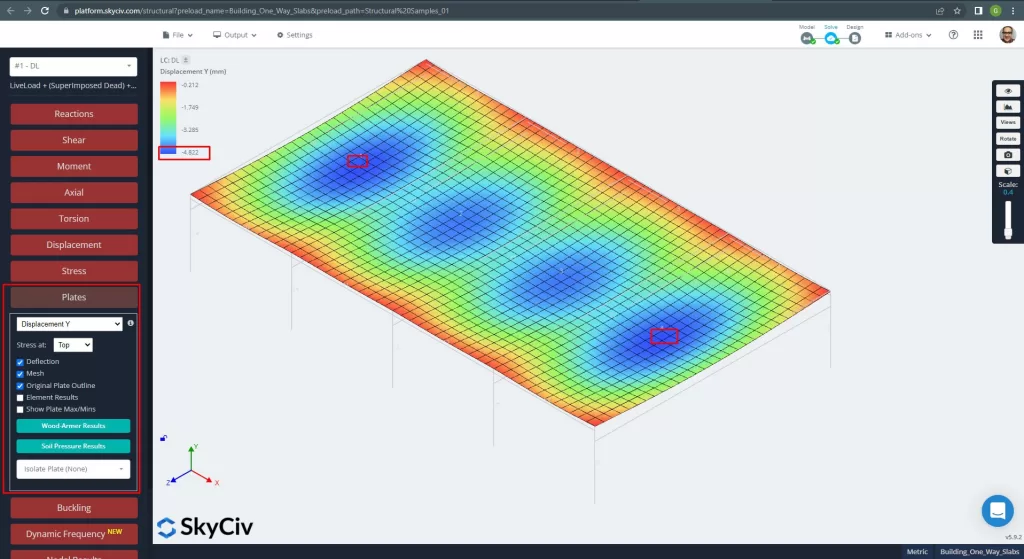 AS3600 One way slab design model