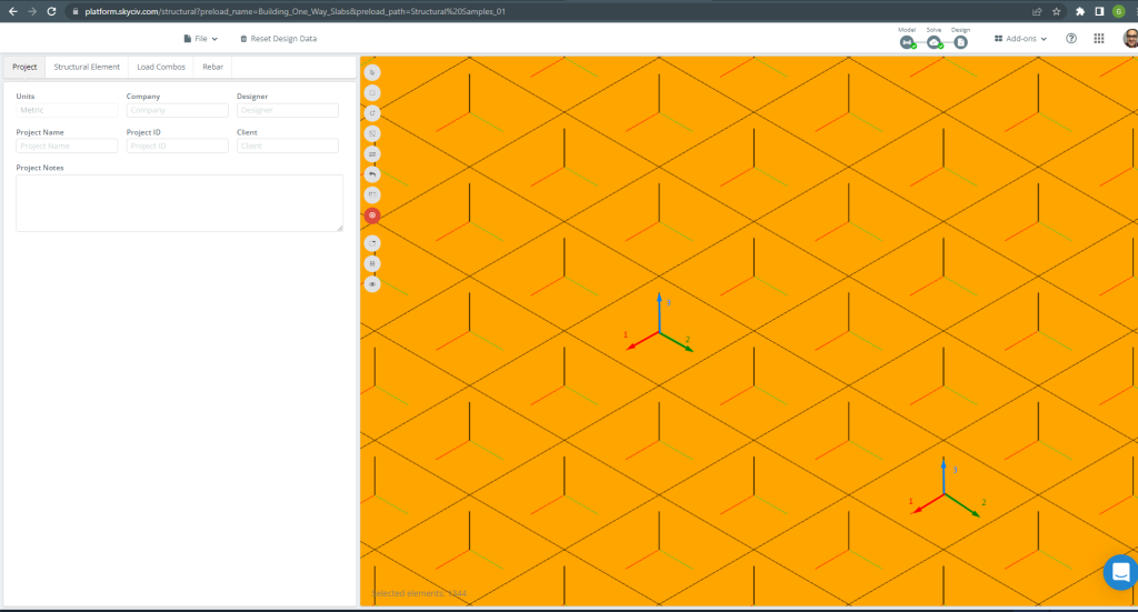 AS3600 One way slab design model