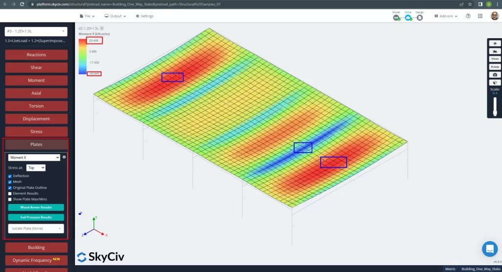 AS3600 One way slab design model