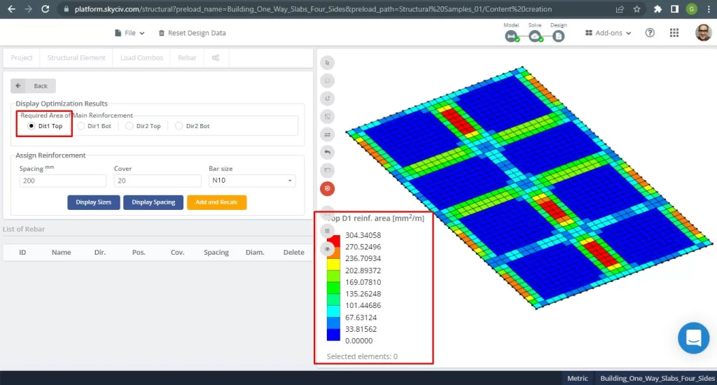 SkyCiv S3D Plate Design Module Results