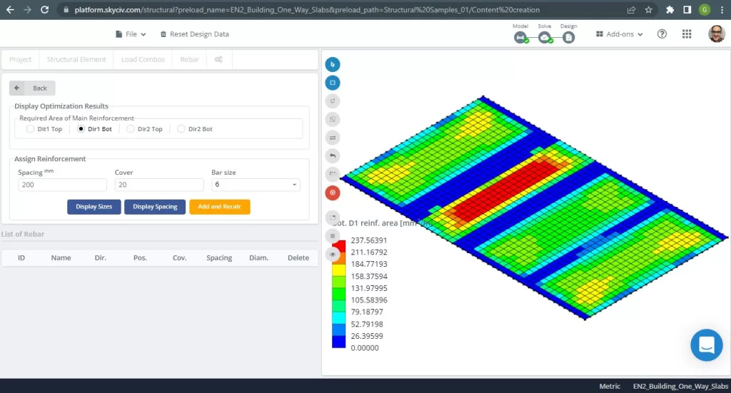 Eurocode Slab Design Example and Comparison with SkyCiv
