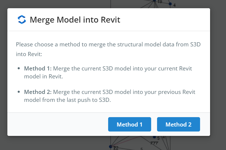 Merge to Revit Dialog