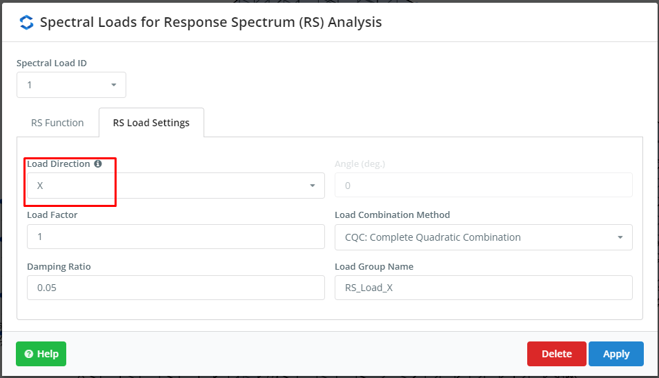 Response Spectrum Analysis 