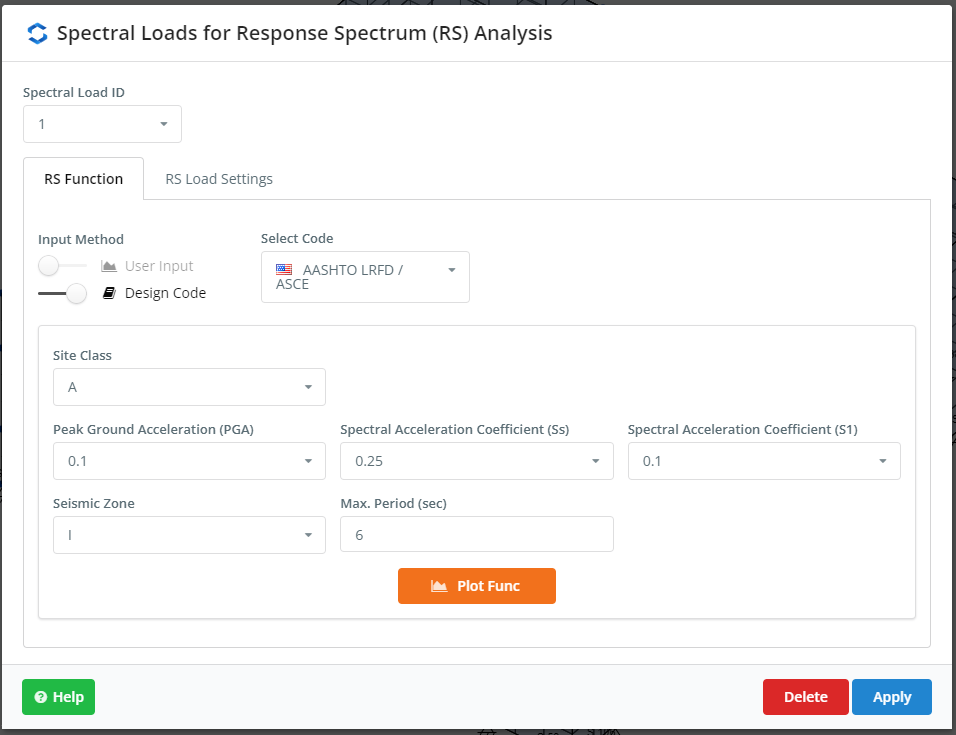 Response Spectrum Analysis