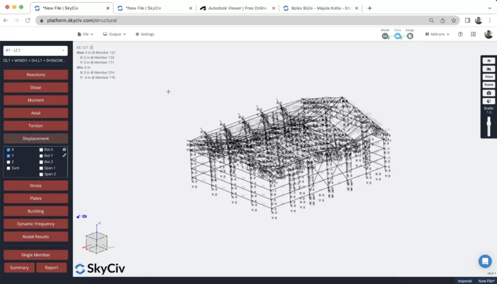 review-deflection-results-in-revit-model Import models from Revit to S3D