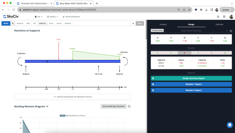 select an optimal section