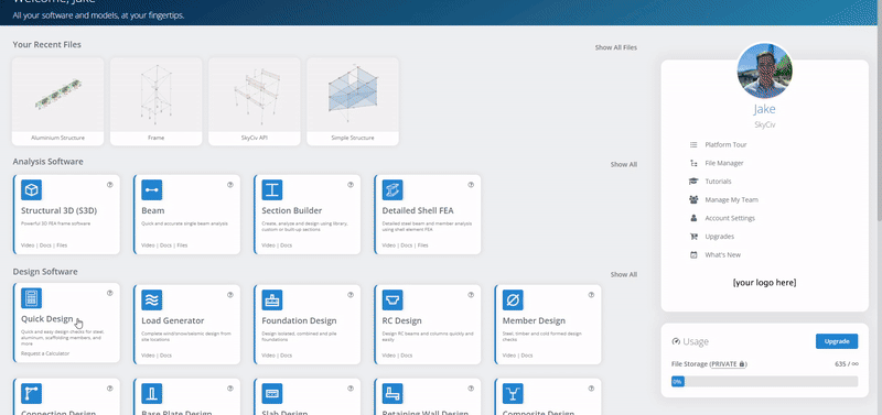 Quick Design Library Demo Gif