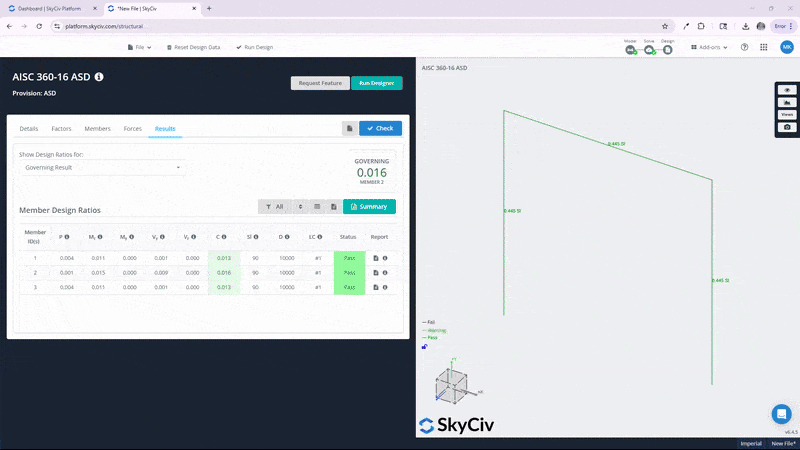 Export detailed reports
