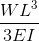 cantilever beam deflection equation point load